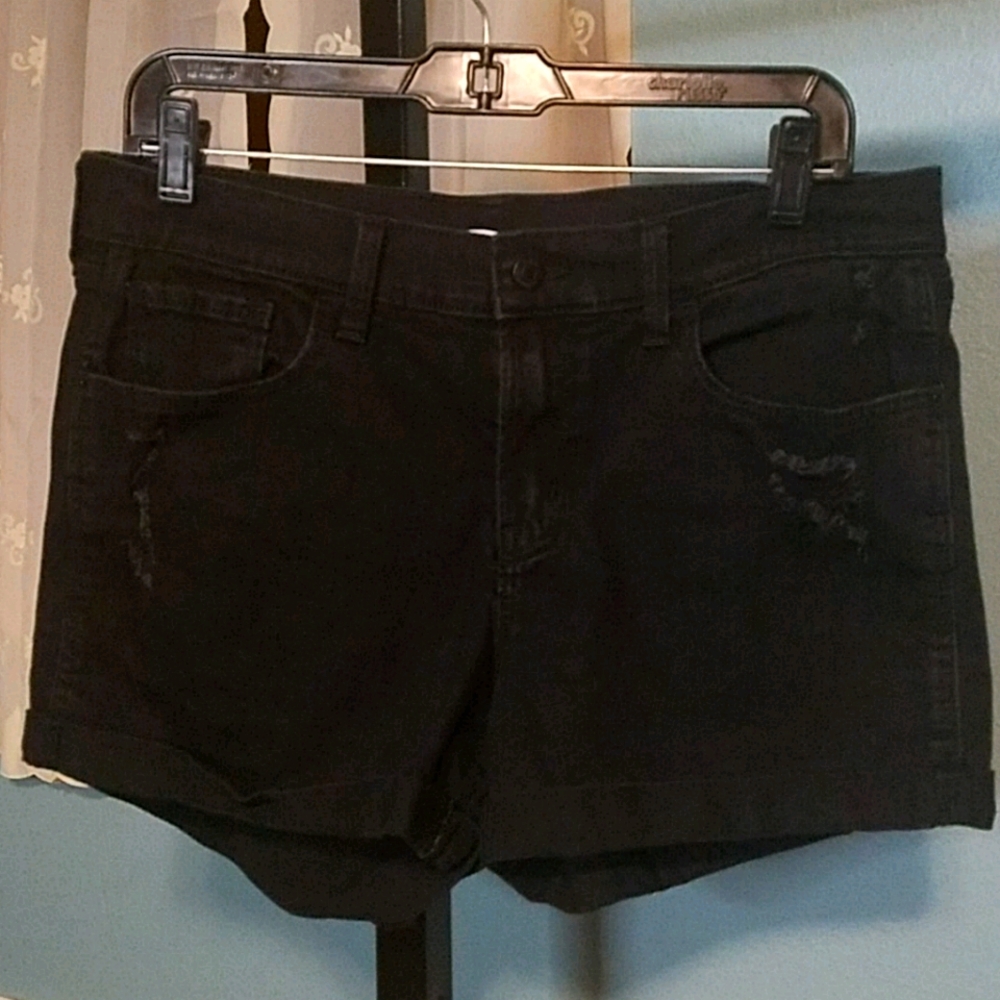 Old Navy Black Denim Shorts